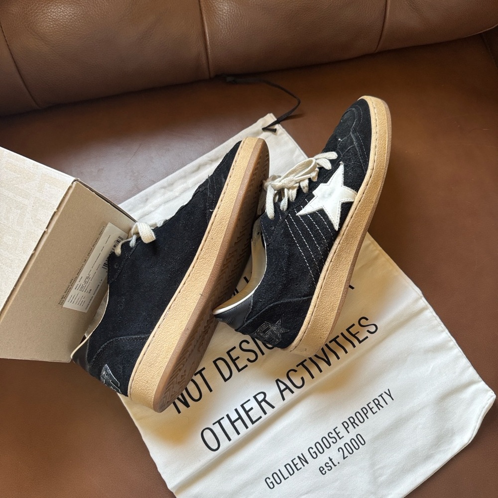 Golden Goose Ball Star black suede - Picture 6 of 10